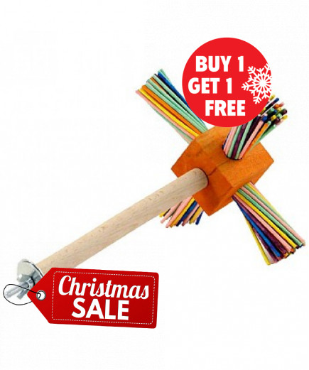 37cm Party Fun Spinning Perch Parrot Toy - BOGOF 37cm Party Fun Spinning Perch Parrot Toy - BOGOF